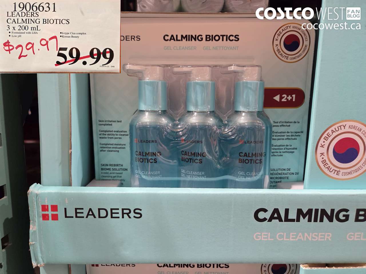 1906031 LEADERS CALMING BIOTICS 3 X 200 ML $29.97