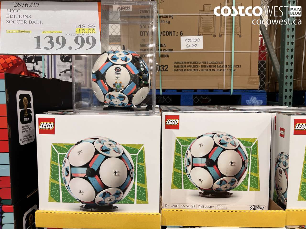 2676227 LEGO EDITIONS SOCCER BALL ($10.00 INSTANT SAVINGS EXPIRES ON 2026-04-06) $139.99