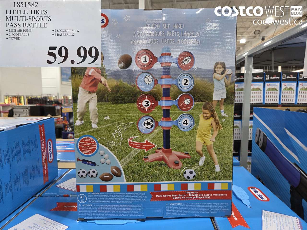 1851582 LITTLE TIKES MULTI-SPORTS PASS BATTLE $59.99