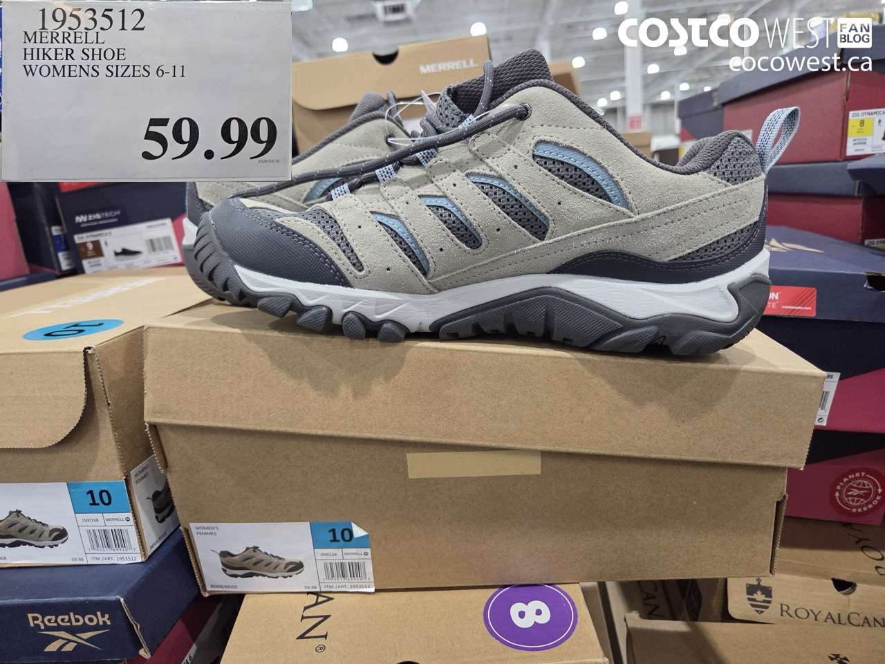 1953512 MERRELL HIKER SHOE WOMENS SIZES 6-11 $59.99