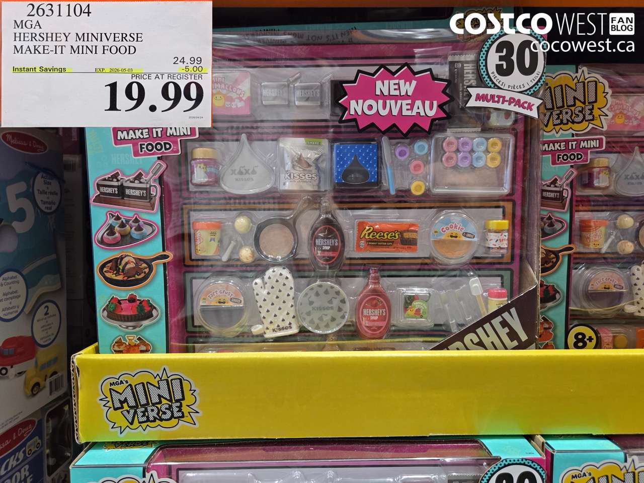 2631104 MGA HERSHEY MINIVERSE MAKE-IT MINI FOOD ($5.00 INSTANT SAVINGS EXPIRES ON 2026-05-03) $19.99