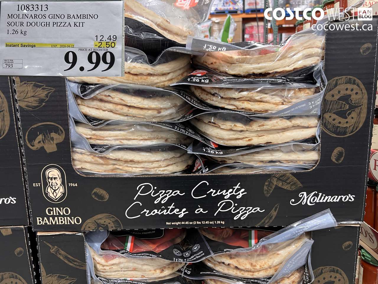 1083313 MOLINAROS GINO BAMBINO SOUR DOUGH PIZZA KIT 1.26 KG ($2.50 INSTANT SAVINGS EXPIRES ON 2026-04-12) $9.99