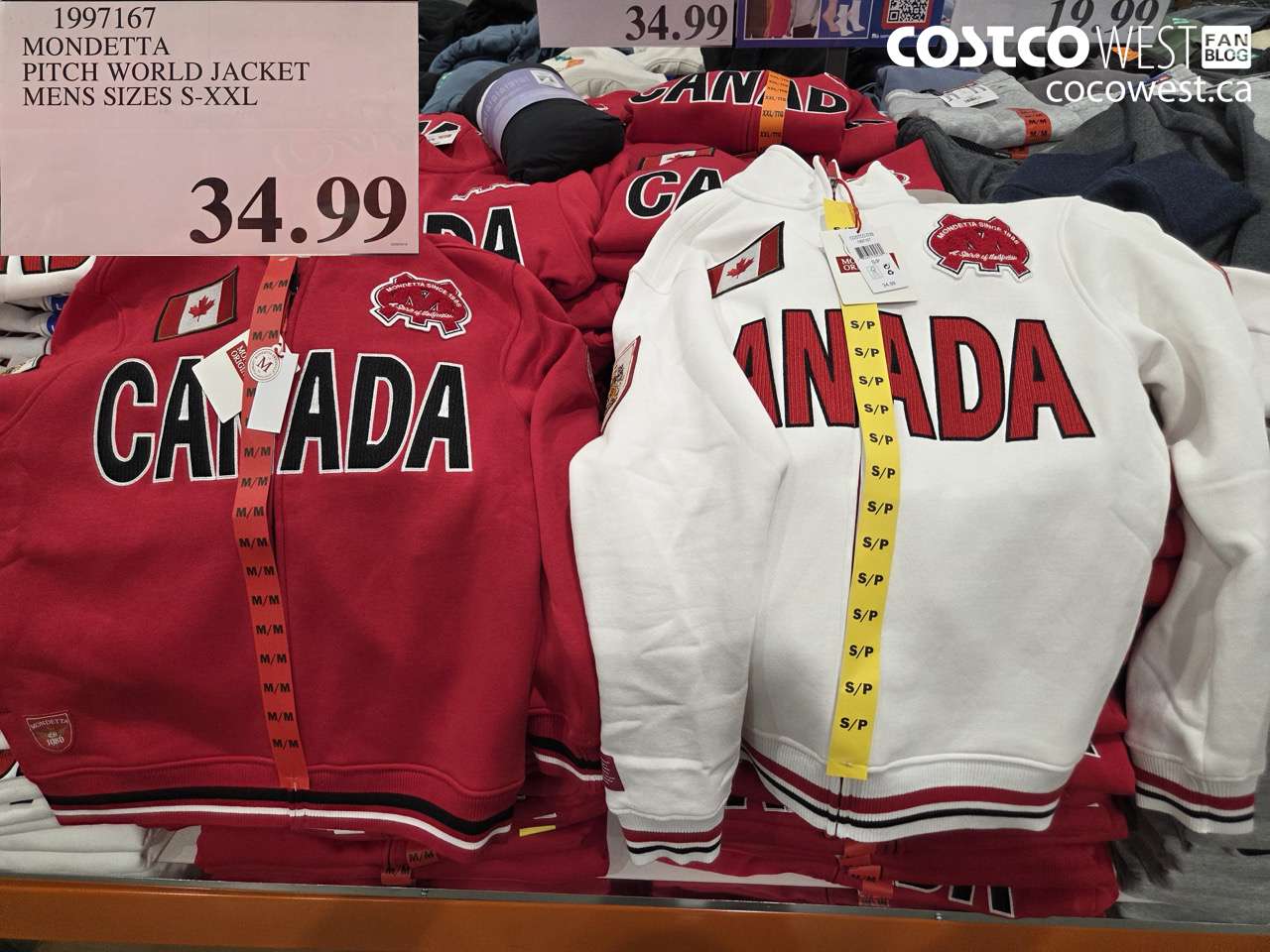 1997167 MONDETTA PITCH WORLD JACKET MENS SIZES S-XXL $34.99