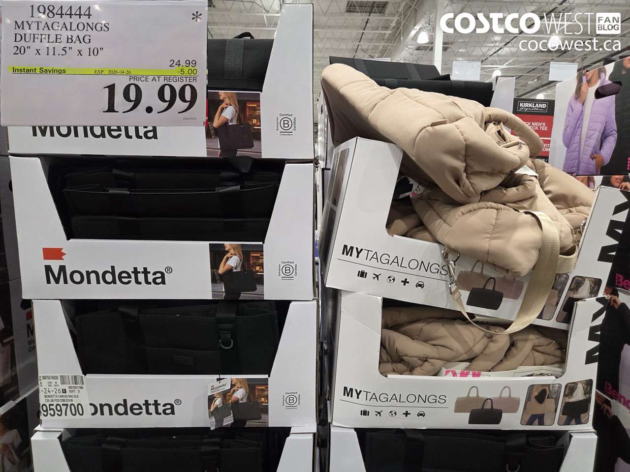 1984444 MYTAGALONGS DUFFLE BAG 20