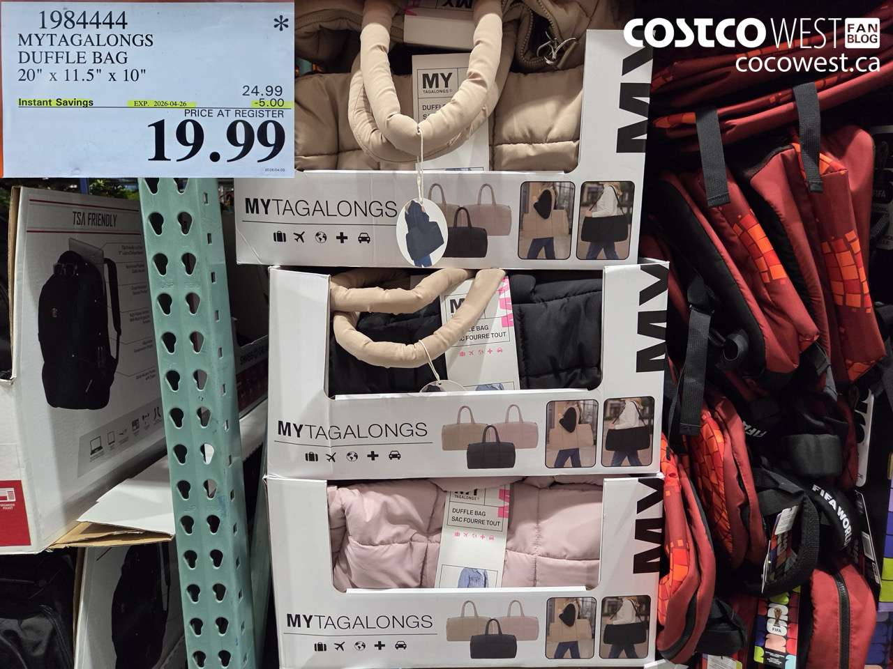 1984444 MYTAGALONGS DUFFLE BAG 20