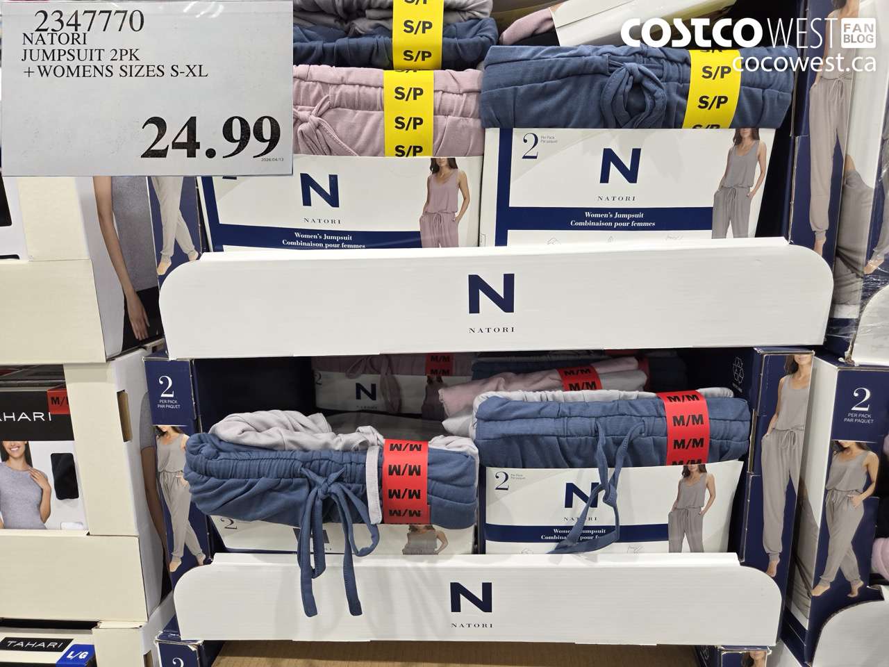 2347770 NATORI JUMPSUIT 2PK + WOMENS SIZES S-XL $24.99