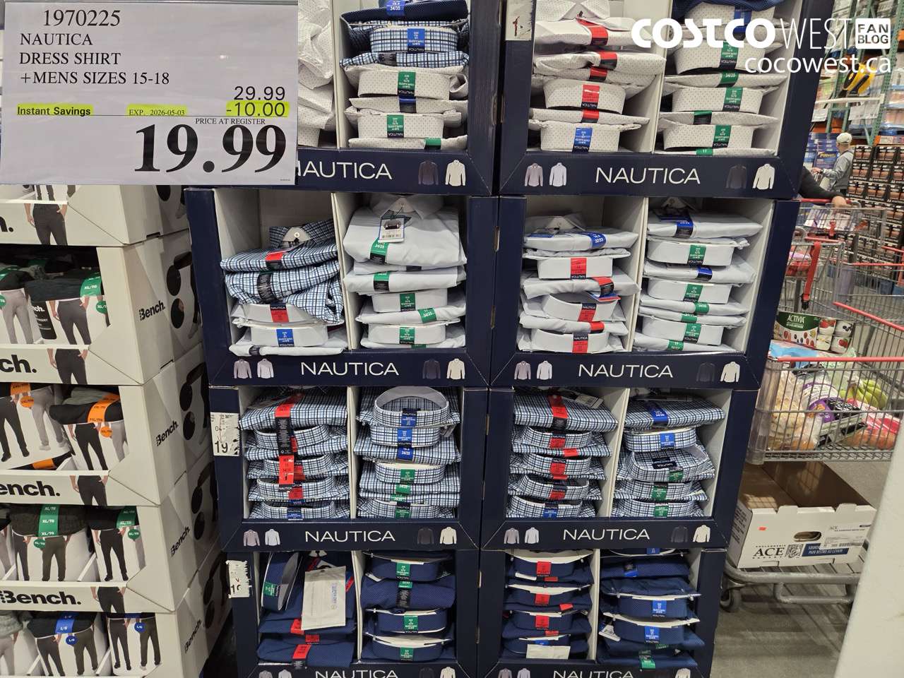 19702225 NAUTICA DRESS SHIRT + MENS SIZES 15-18 ($10.00 INSTANT SAVINGS EXPIRES ON 2026-05-03) $19.99