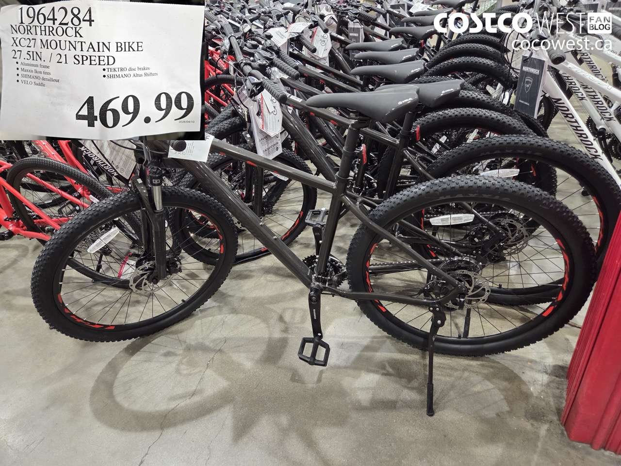 1964284 NORTHROCK XC27 MOUNTAIN BIKE 27.5IN. / 21 SPEED $469.99