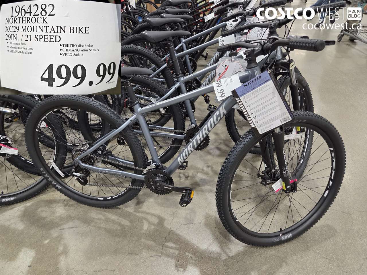 1964282 NORTHROCK XC29 MOUNTAIN BIKE 29IN. / 21 SPEED $499.99