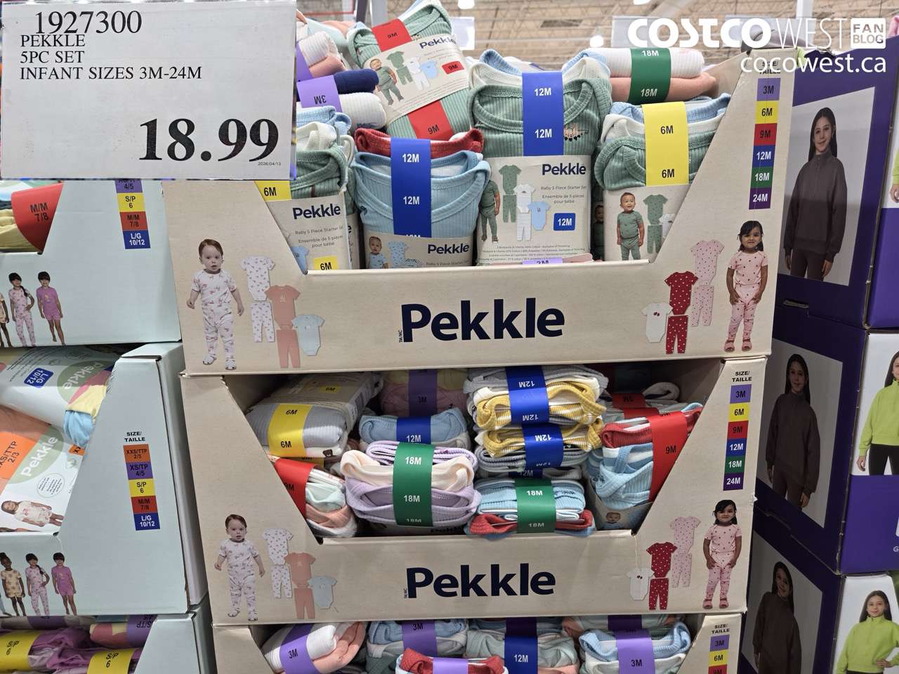 1927300 PEKKLE 5PC SET INFANT SIZES 3M-24M $18.99