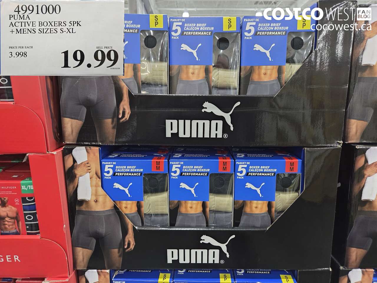 4991000 PUMA ACTIVE BOXERS 5PK + MENS SIZES S-XL $19.99