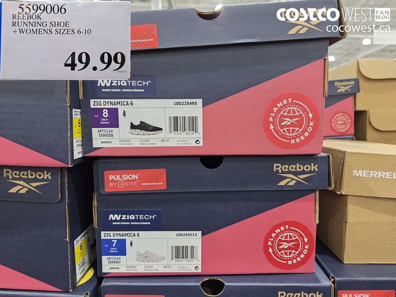 5599006 REEBOK RUNNING SHOE + WOMENS SIZES 6-10 $49.99