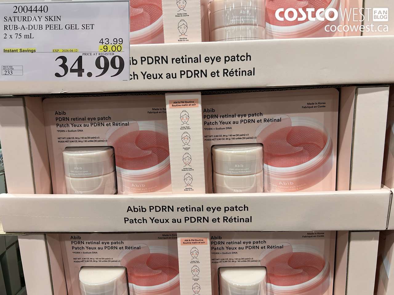 2004440 SATURDAY SKIN RUB-A-DUB PEEL GEL SET 2 X 75 ML ($9.00 INSTANT SAVINGS EXPIRES ON 2026-04-12) $34.99