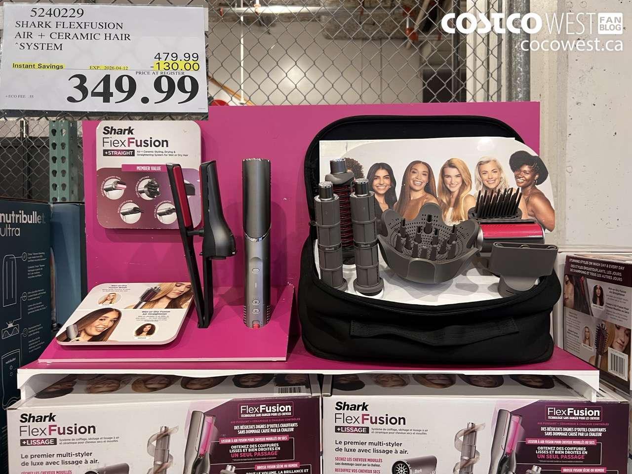 5240229 SHARK FLEXFUSION AIR + CERAMIC HAIR SYSTEM ($130.00 INSTANT SAVINGS EXPIRES ON 2026-04-12) $349.99