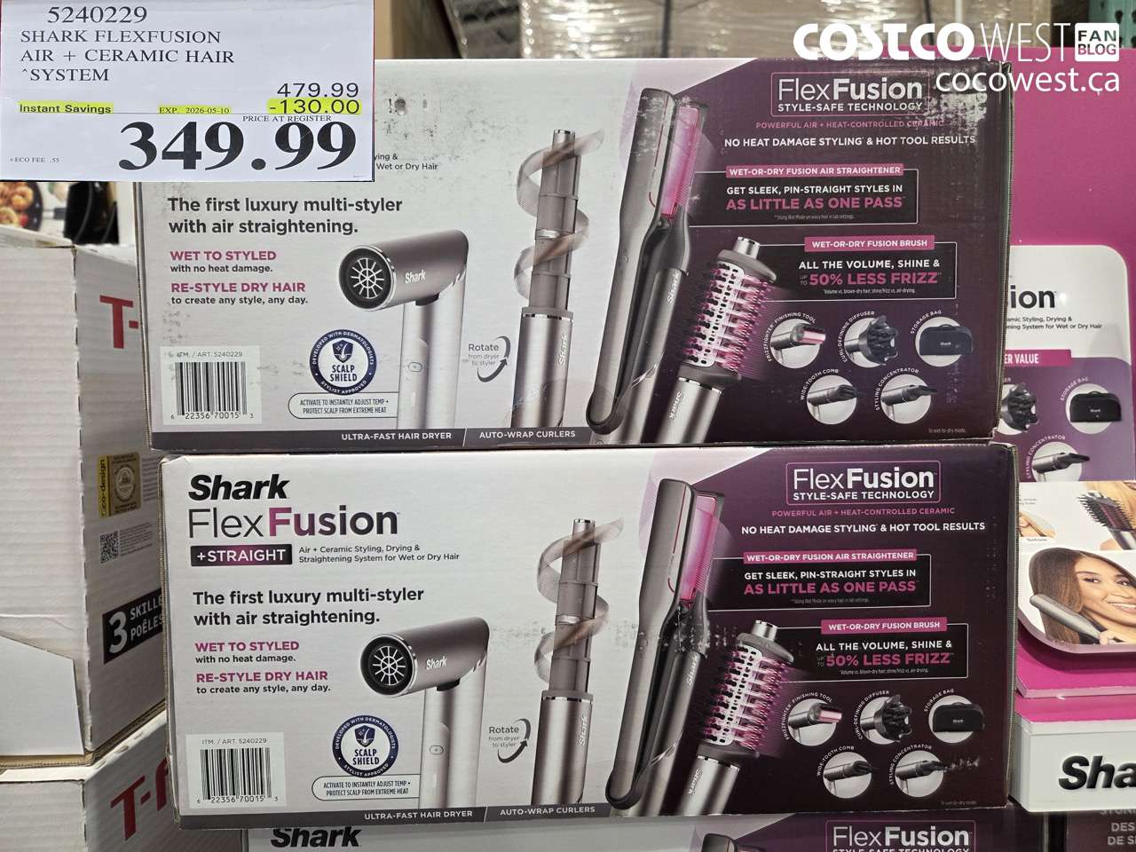 52402229 SHARK FLEXFUSION AIR + CERAMIC HAIR SYSTEM ($130.00 INSTANT SAVINGS EXPIRES ON 2026-05-10) $349.99