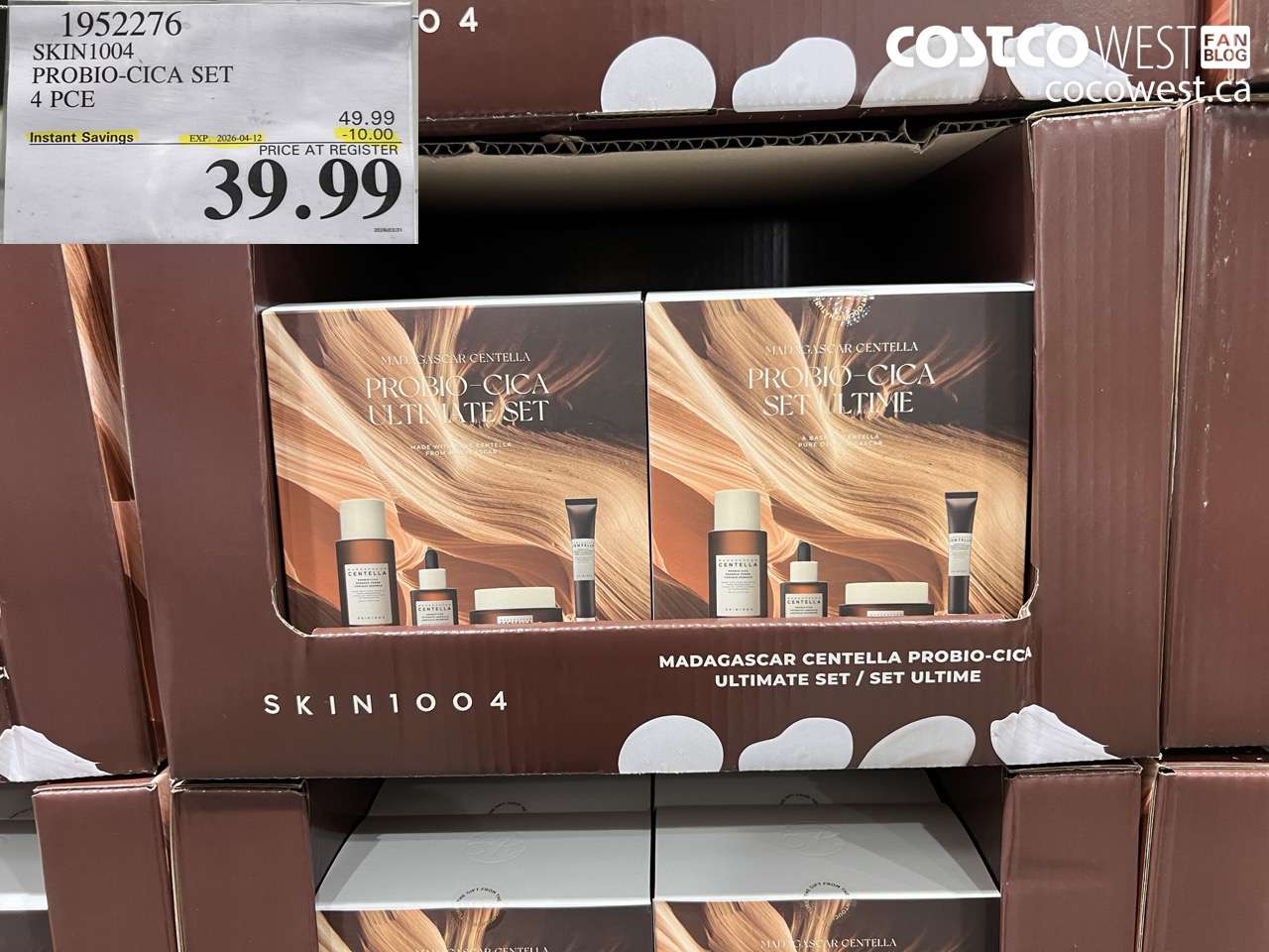 1952276 SKIN1004 PROBIO-CICA SET 4 PCE ($10.00 INSTANT SAVINGS EXPIRES ON 2026-04-12) $39.99