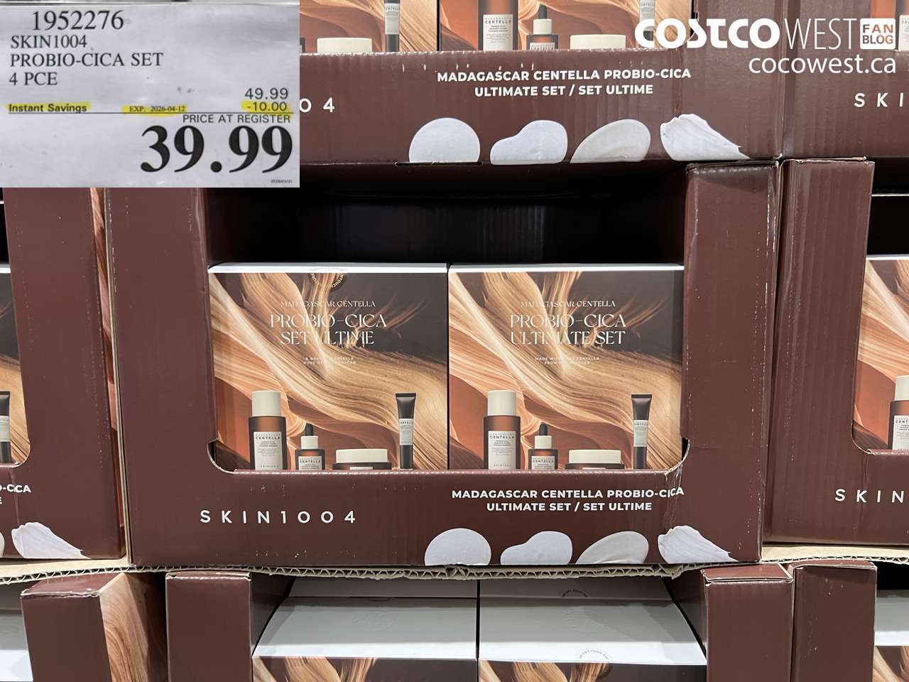 1952276 SKIN1004 PROBIO-CICA SET 4 PCE ($10.00 INSTANT SAVINGS EXPIRES ON 2026-04-12) $39.99