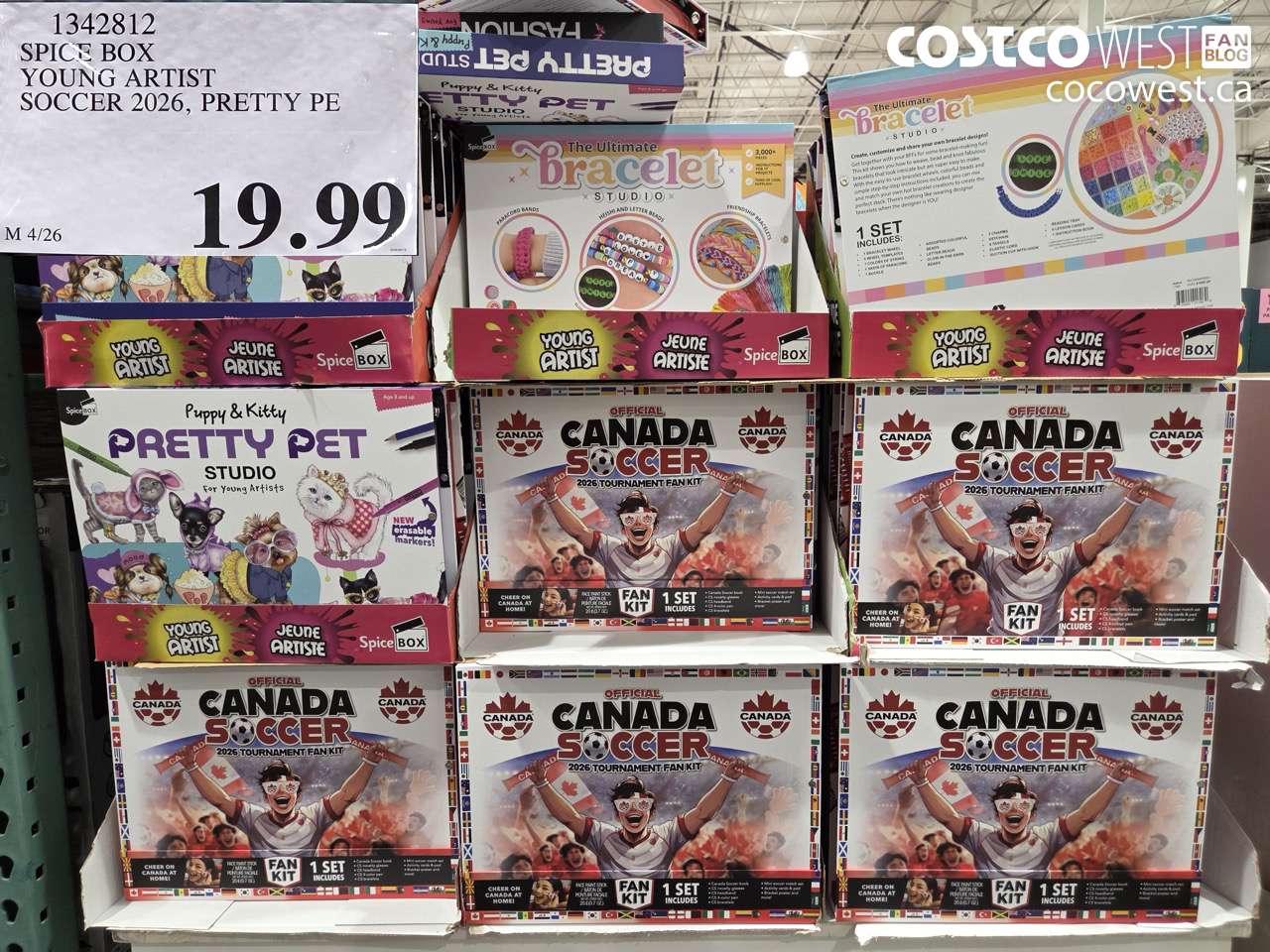 1342812 SPICE BOX YOUNG ARTIST SOCCER 2026, PRETTY PE $19.99