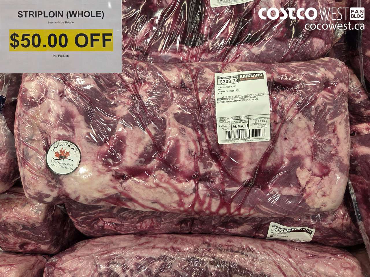 21828 STRIPLOIN (WHOLE) ($50.00 INSTANT SAVINGS)