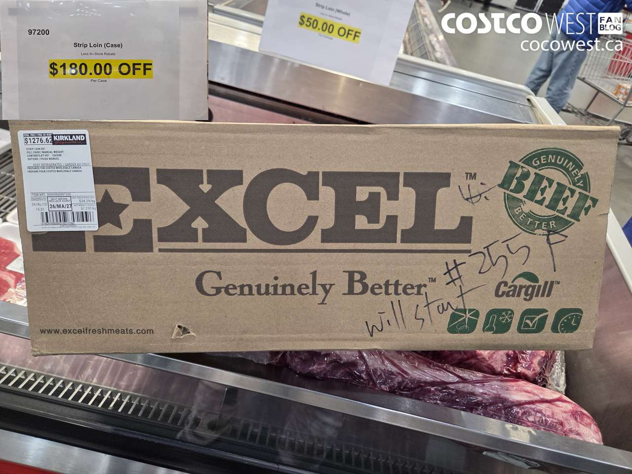 97200 STRIP LOIN (CASE) ($180.00 INSTANT SAVINGS)