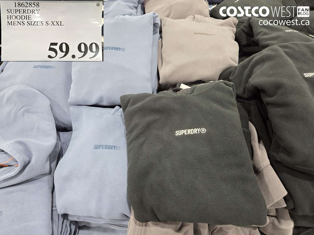 186258 SUPERDRY HOODIE MENS SIZES S-XXL $59.99
