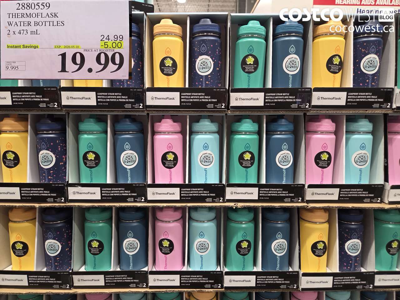2880559 THERMOFLASK WATER BOTTLES 2 X 473 ML ($5.00 INSTANT SAVINGS EXPIRES ON 2026-05-10) $19.99