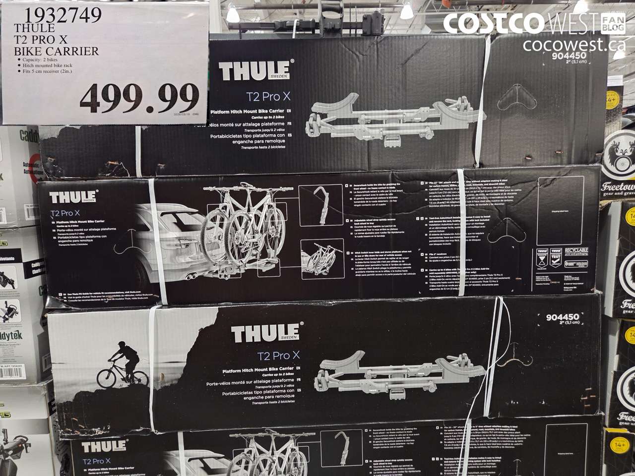 1932749 THULE T2 PRO X BIKE CARRIER $499.99