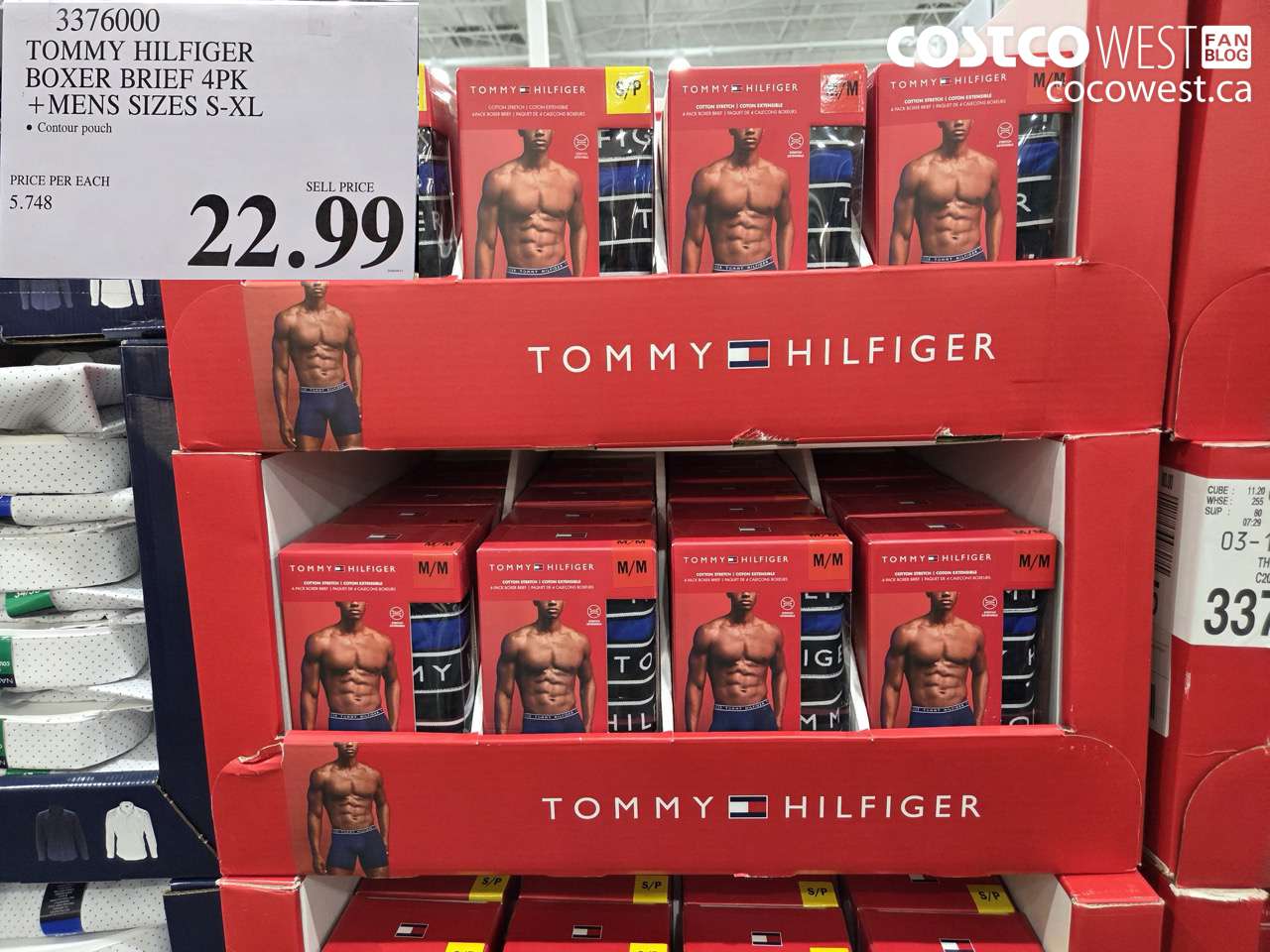 3376000 TOMMY HILFIGER BOXER BRIEF 4PK + MENS SIZES S-XL $22.99