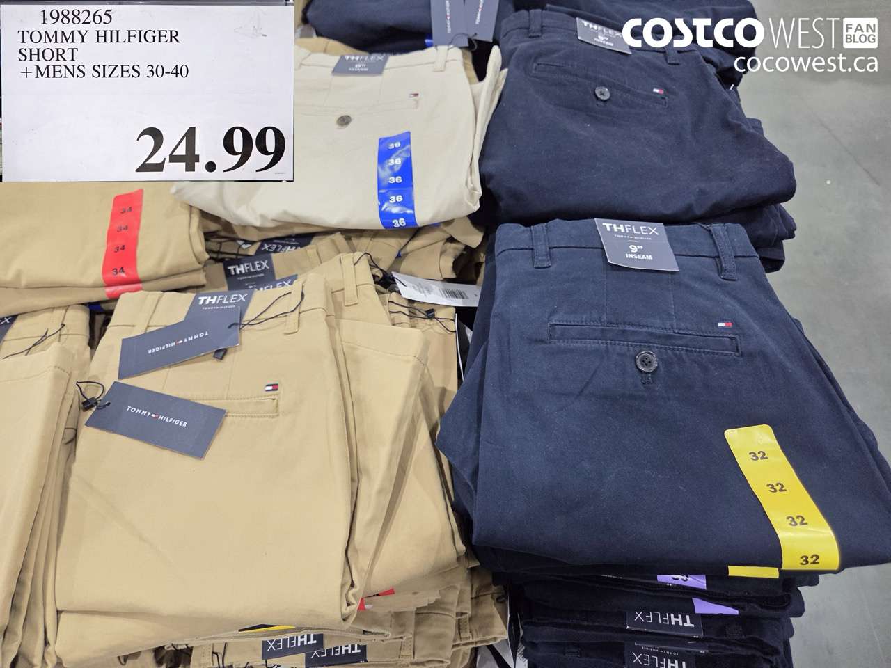 1988265 TOMMY HILFIGER SHORT MENS SIZES 30-40 $24.99