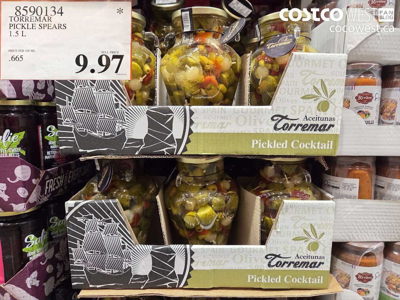 8590134 TORREMAR PICKLE SPEARS 1.5 L $9.97