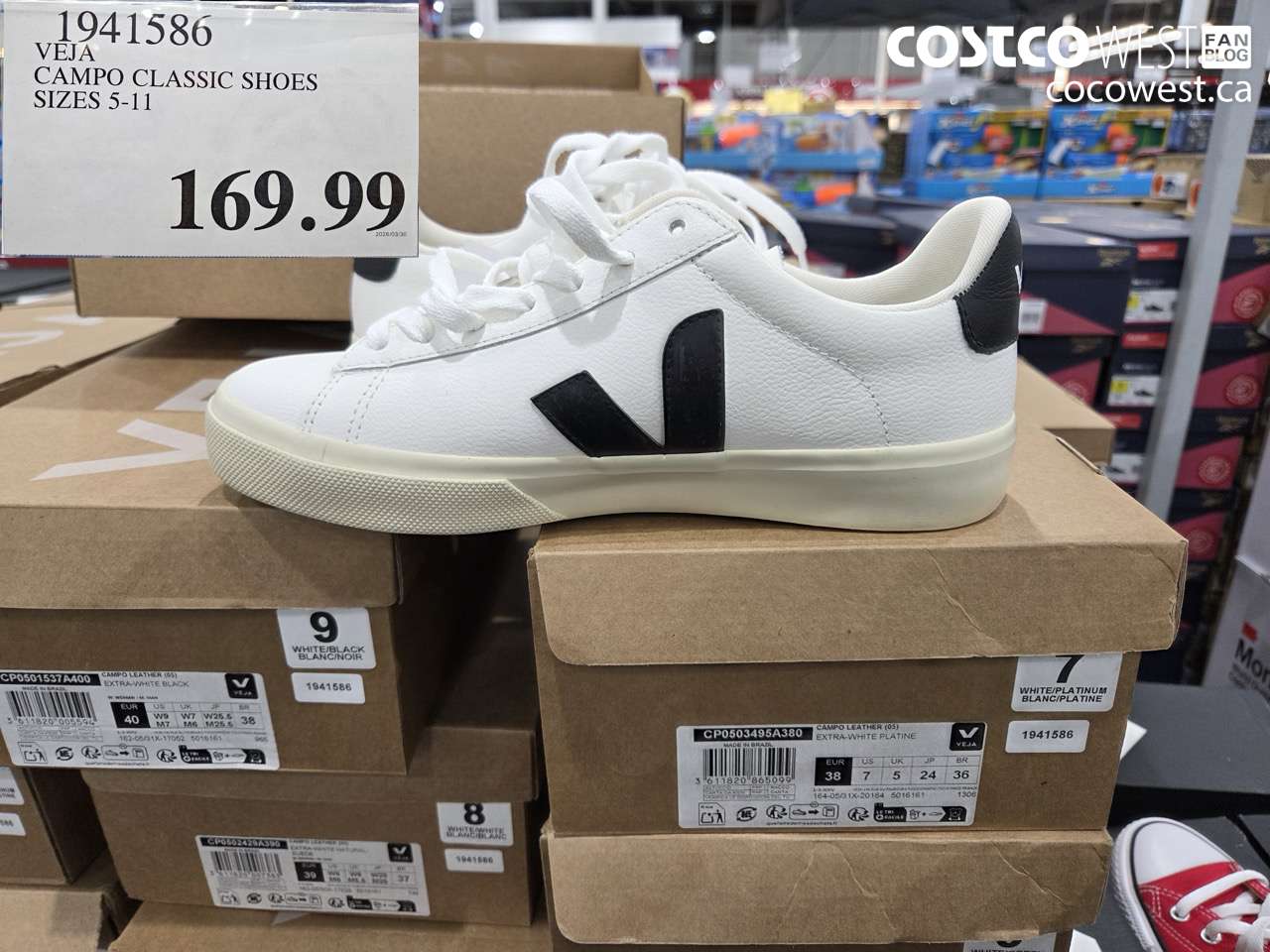 1941586 VEJA CAMPO CLASSIC SHOES SIZES 5-11 $169.99