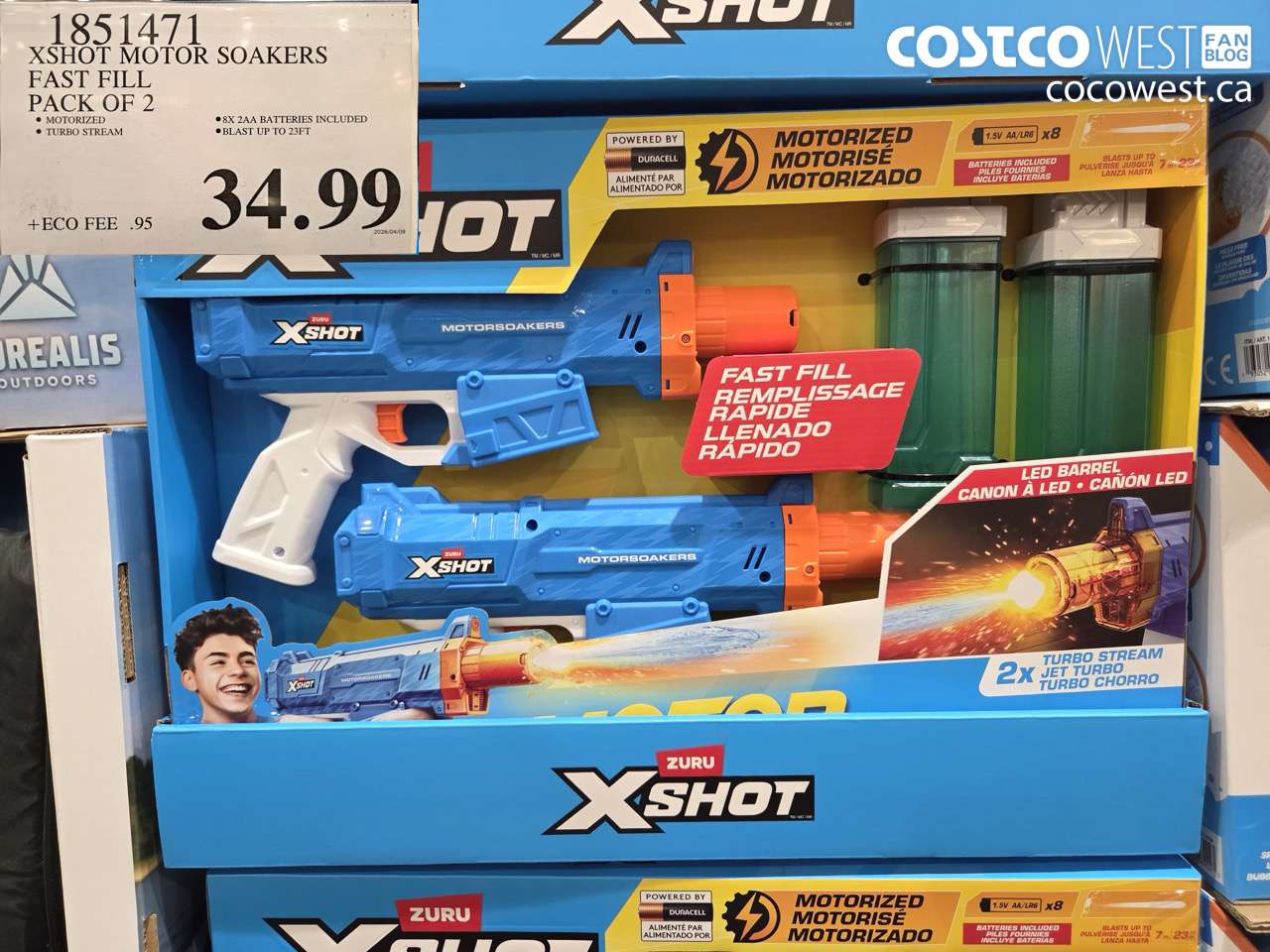 1851471 XSHOT MOTOR SOAKERS FAST FILL PACK OF 2 $34.99