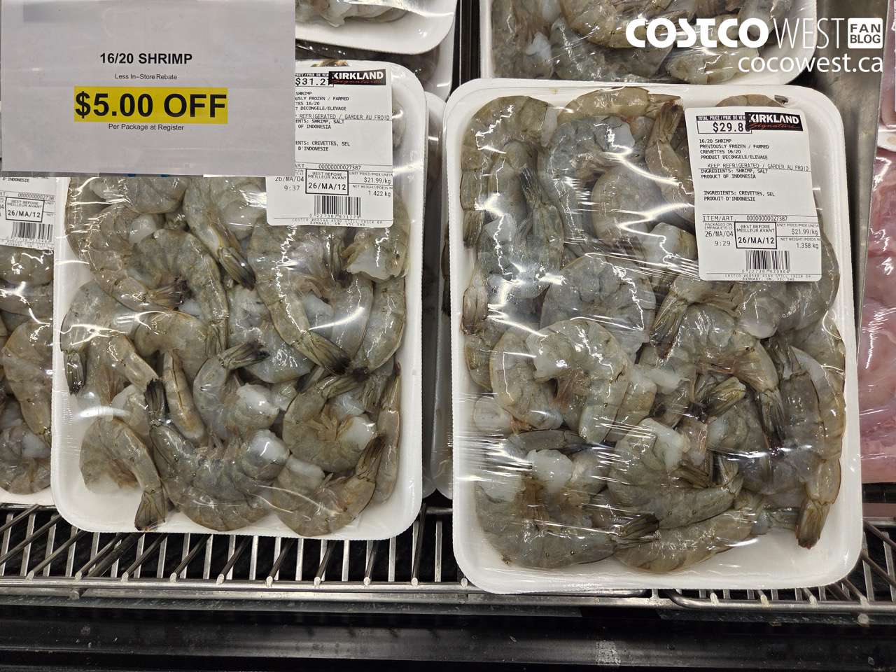 47886 16/20 SHRIMP ($5.00 INSTANT SAVINGS)