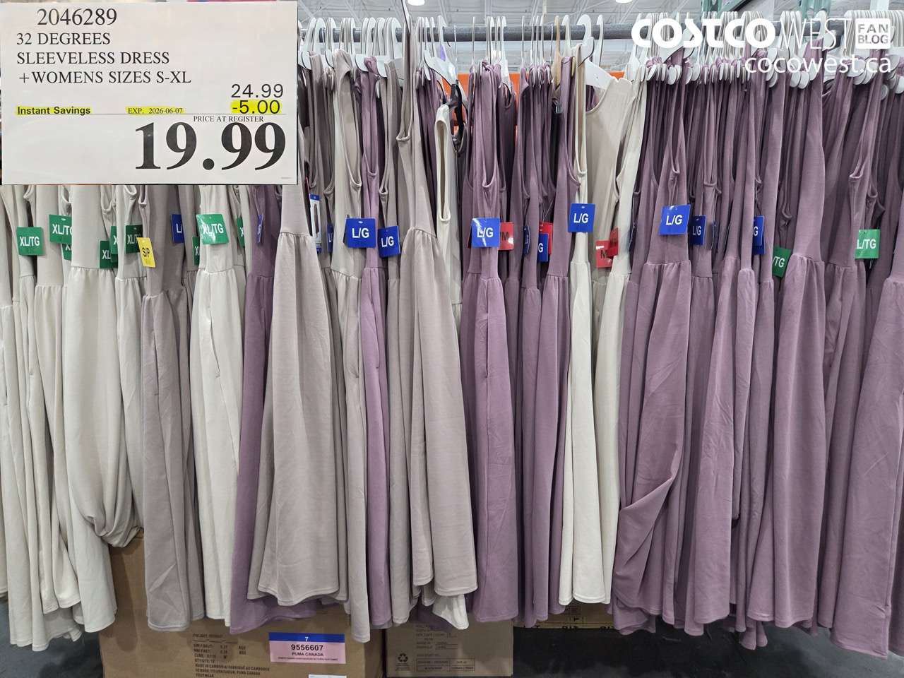 2046289 32 DEGREES SLEEVELESS DRESS + WOMENS SIZES S-XL ($5.00 INSTANT SAVINGS EXPIRES ON 2026-06-07) $19.99