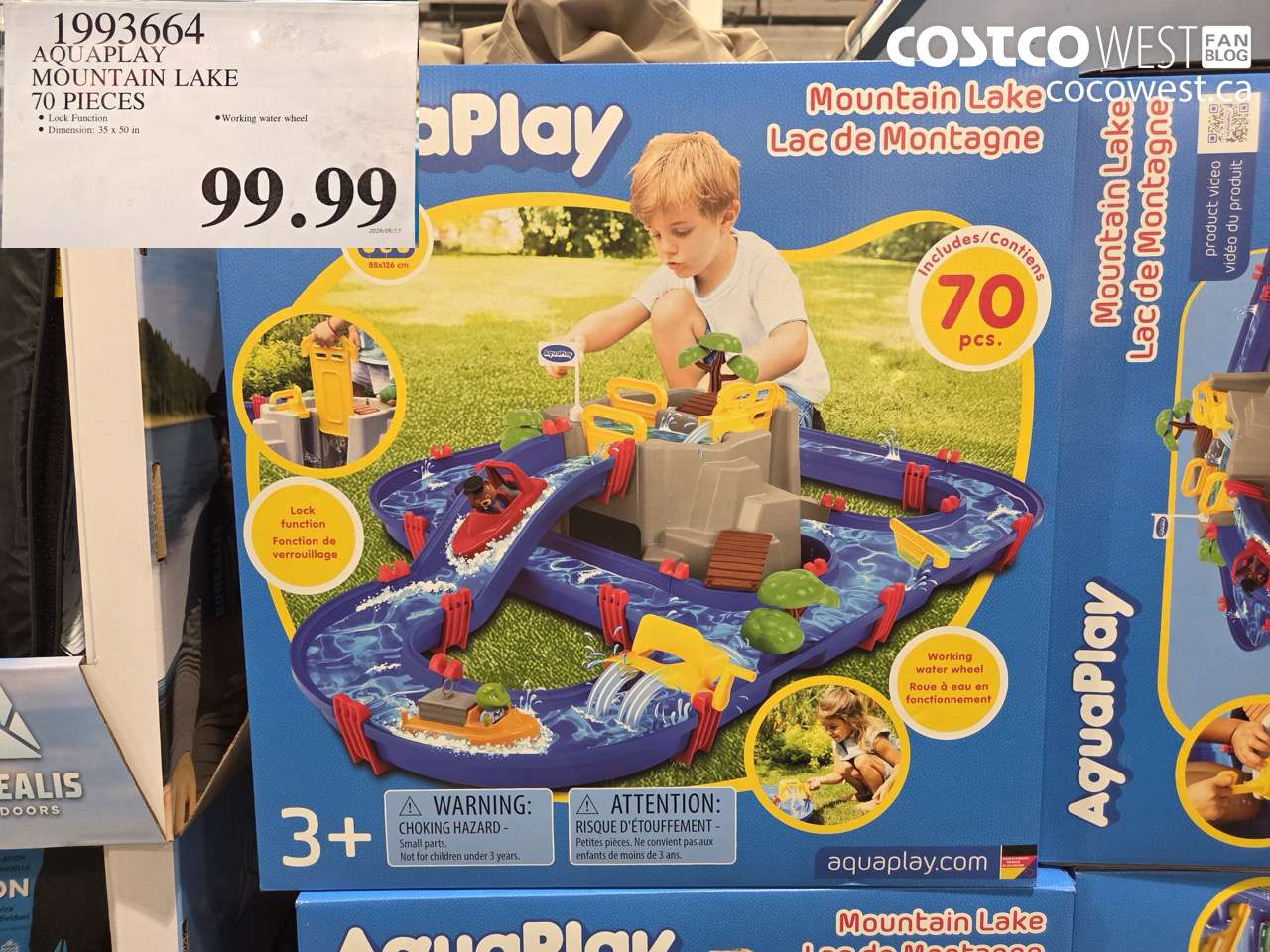 1993664 AQUAPLAY MOUNTAIN LAKE 70 PIECES $99.99