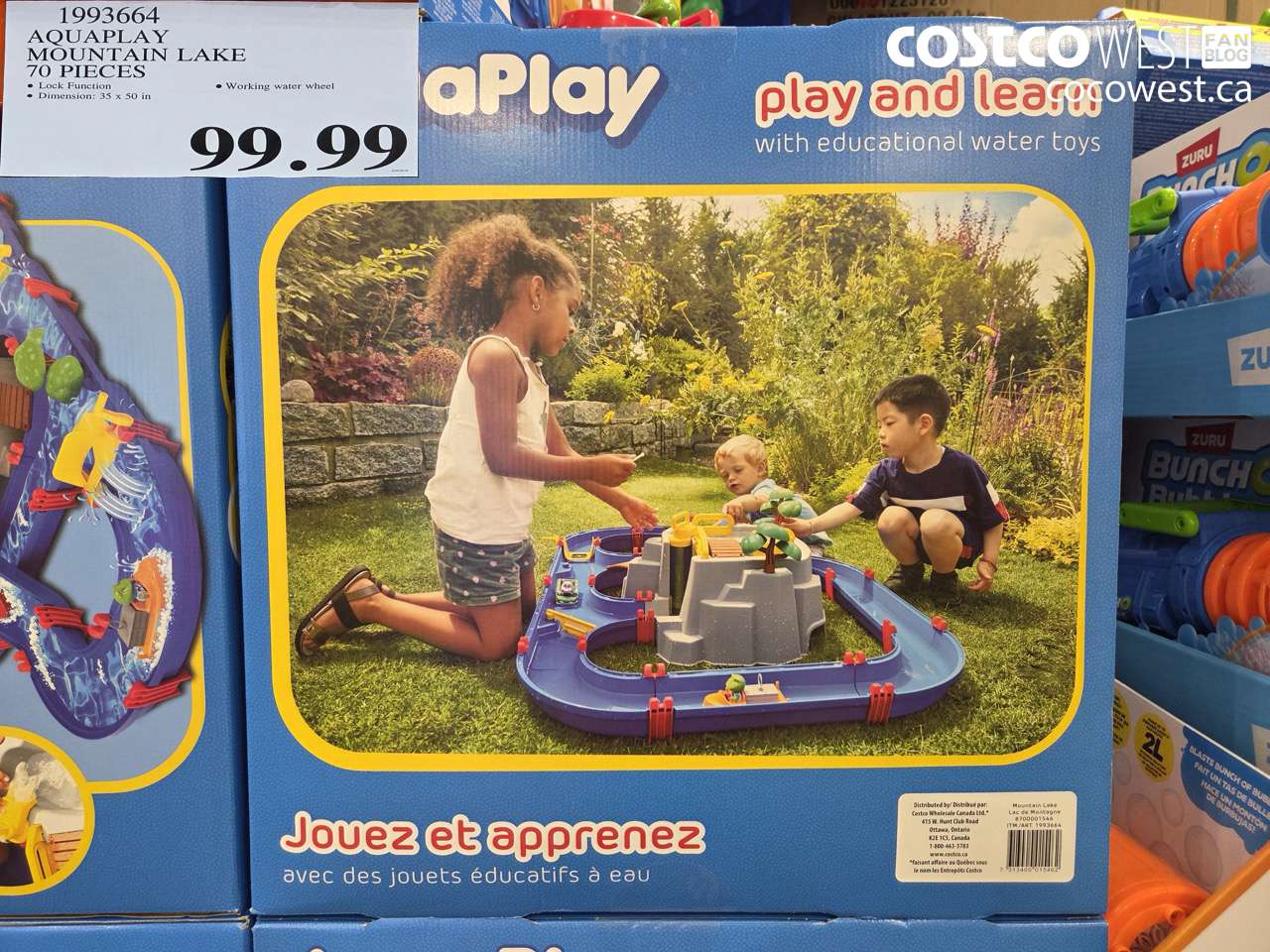1993664 AQUAPLAY MOUNTAIN LAKE 70 PIECES $99.99