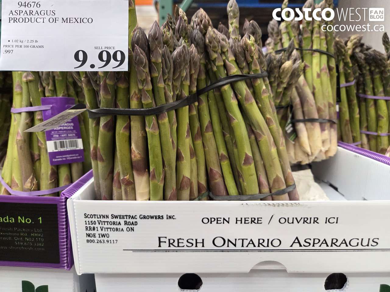 94676 ASPARAGUS PRODUCT OF MEXICO $9.99