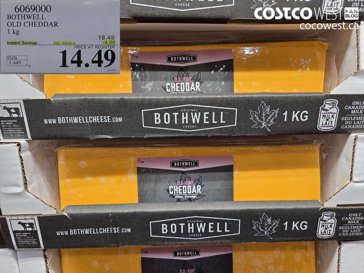6069000 BOTHWELL OLD CHEDDAR 1 KG ($4.00 INSTANT SAVINGS EXPIRES ON 2026-05-10) $14.49
