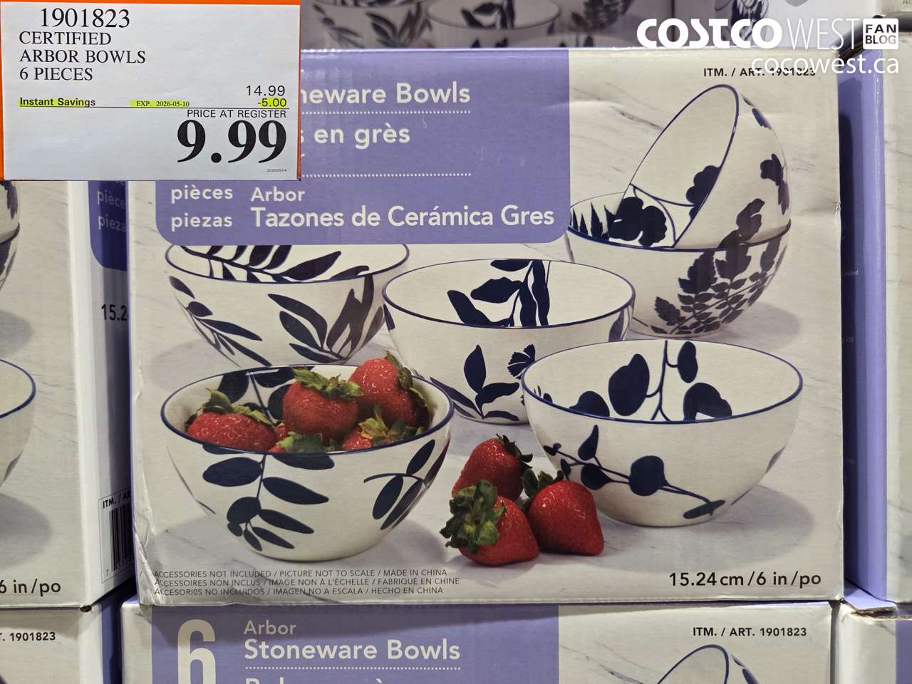 1901823 CERTIFIED ARBOR BOWLS 6 PIECES ($5.00 INSTANT SAVINGS EXPIRES ON 2026-05-10) $9.99