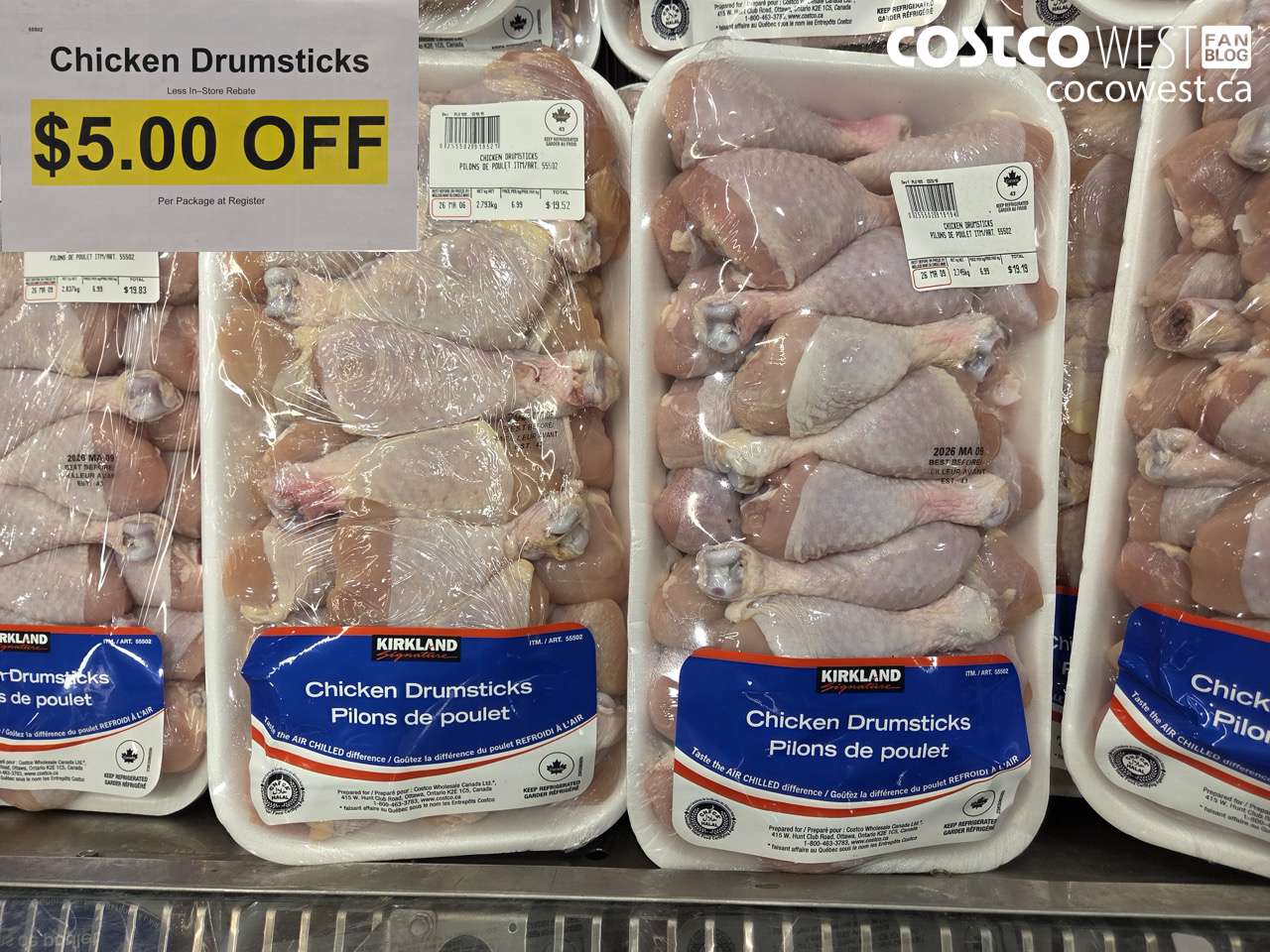 55502 CHICKEN DRUMSTICKS ($5.00 INSTANT SAVINGS)