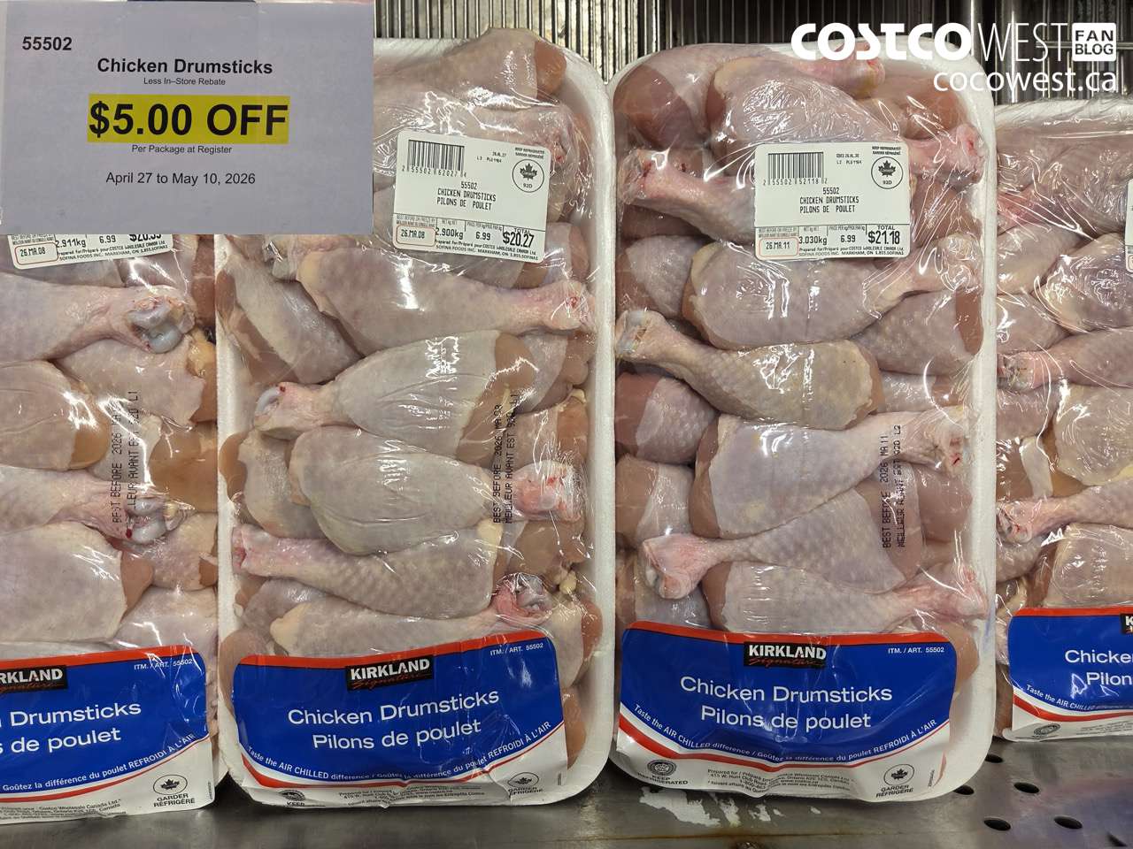 55502 CHICKEN DRUMSTICKS ($5.00 INSTANT SAVINGS EXPIRES ON 2026-05-10)