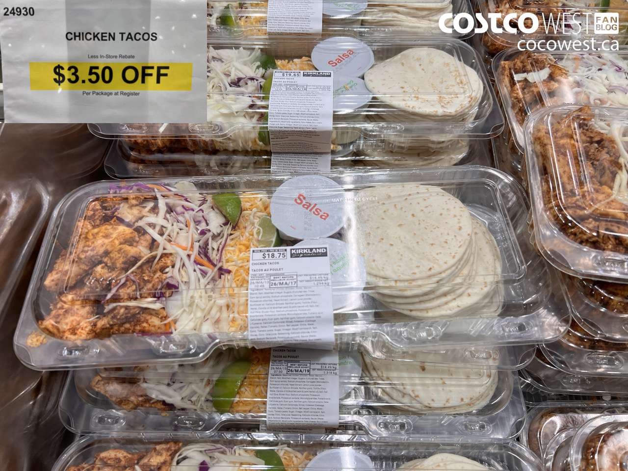 24930 CHICKEN TACOS ($3.50 INSTANT SAVINGS)