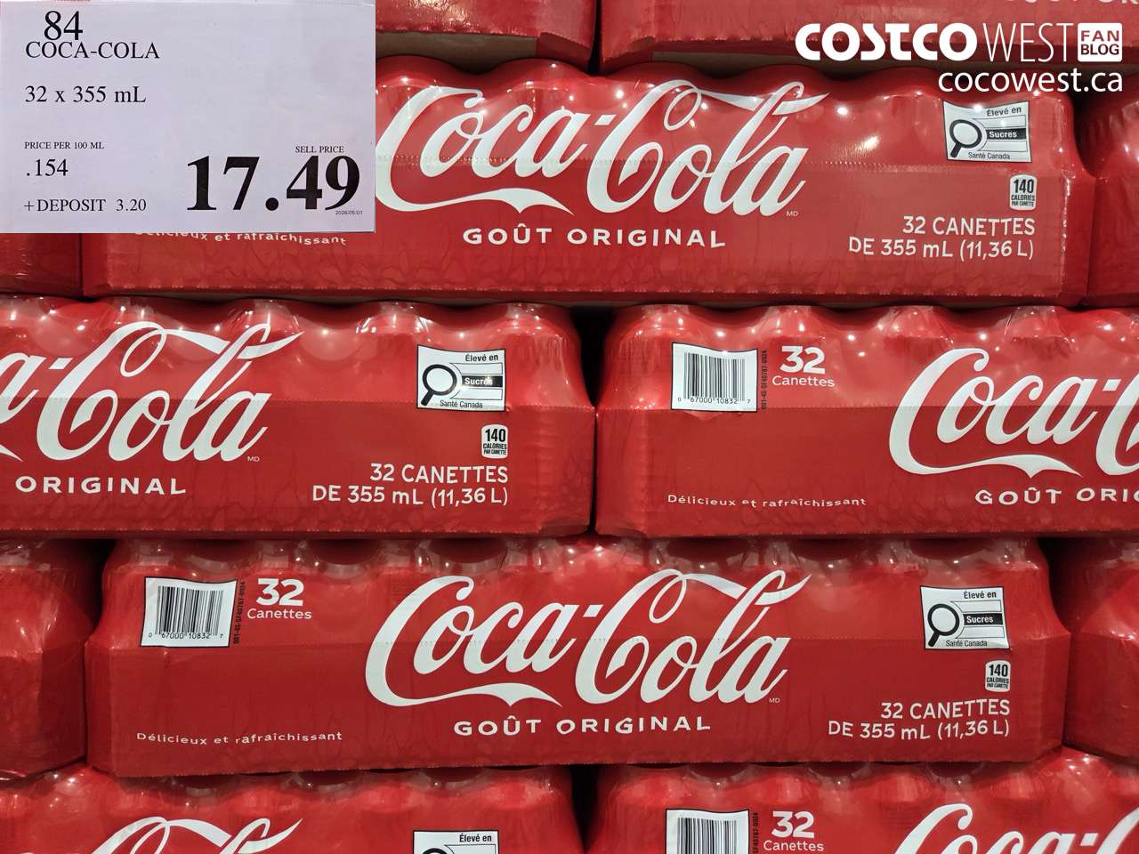 84 COCA-COLA 32 X 355 ML $17.49