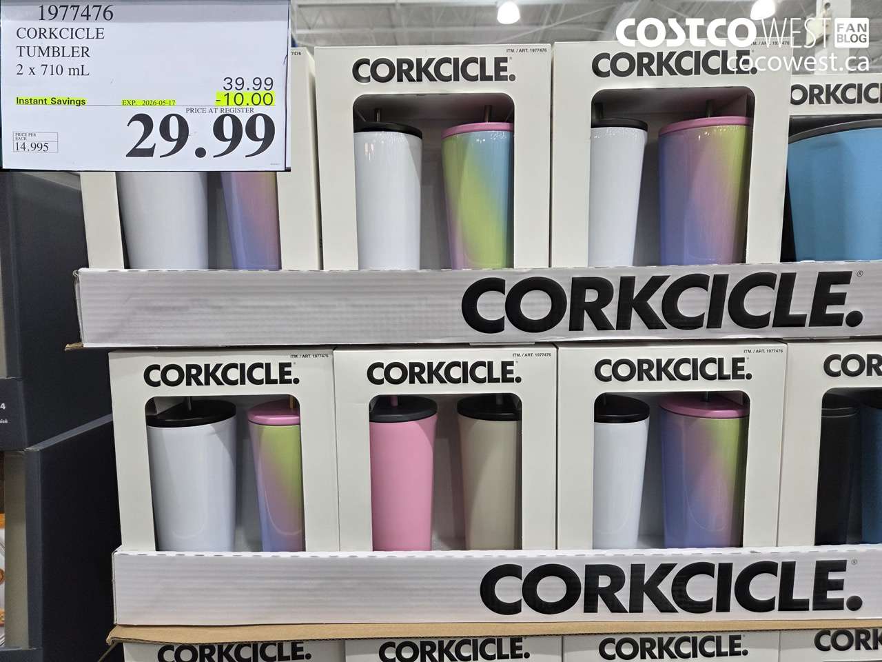 1977476 CORKCICLE TUMBLER 2 X 710 ML ($10.00 INSTANT SAVINGS EXPIRES ON 2026-05-17) $29.99