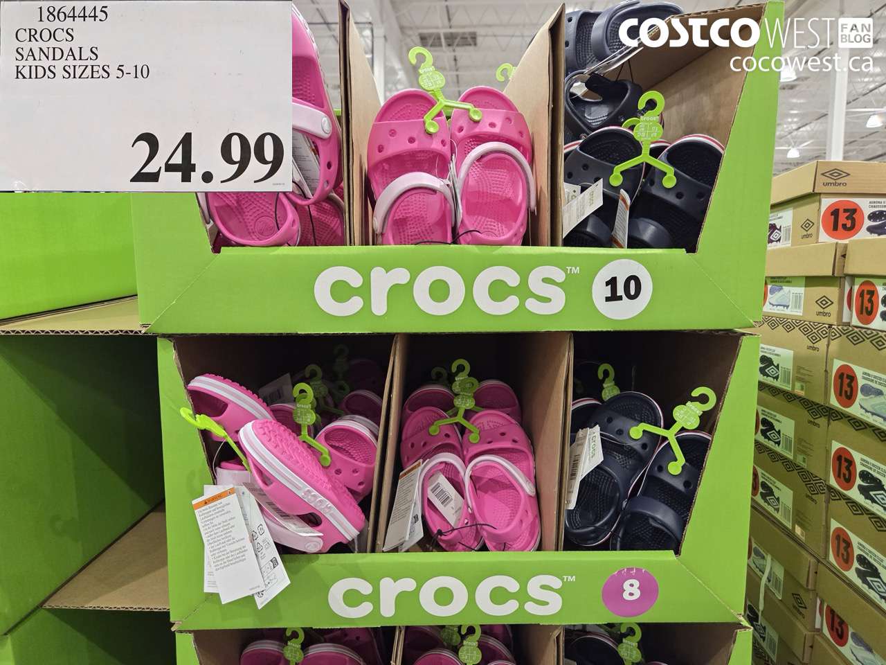1864445 CROCS SANDALS KIDS SIZES 5-10 $24.99
