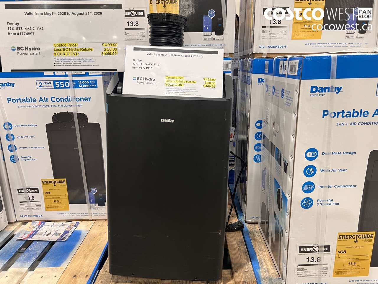 1774997 DANBY 12K BTU SACC PAC ($50.00 INSTANT SAVINGS EXPIRES ON 2026-08-21) $449.99