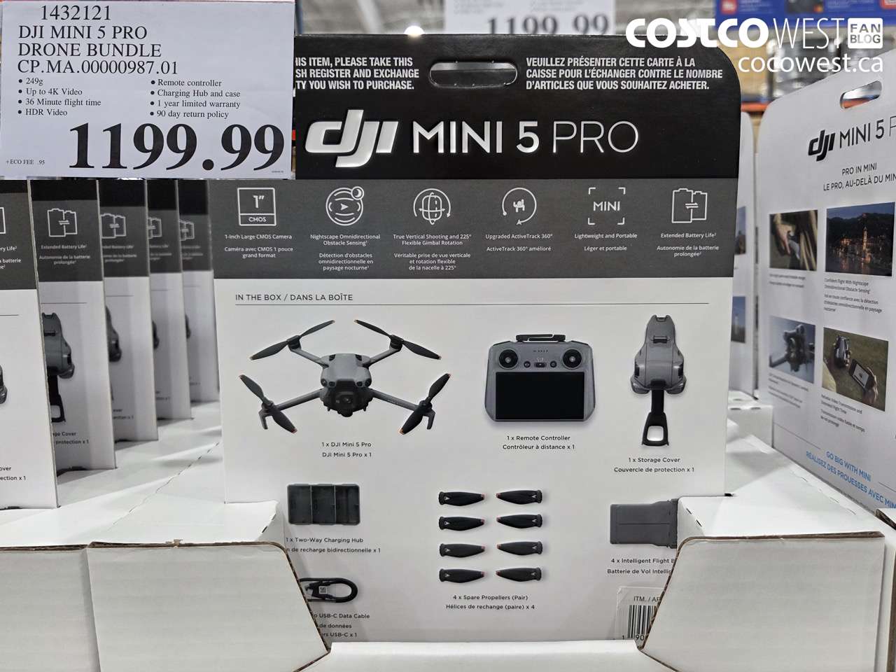 1432121 DJI MINI 5 PRO DRONE BUNDLE $1199.99