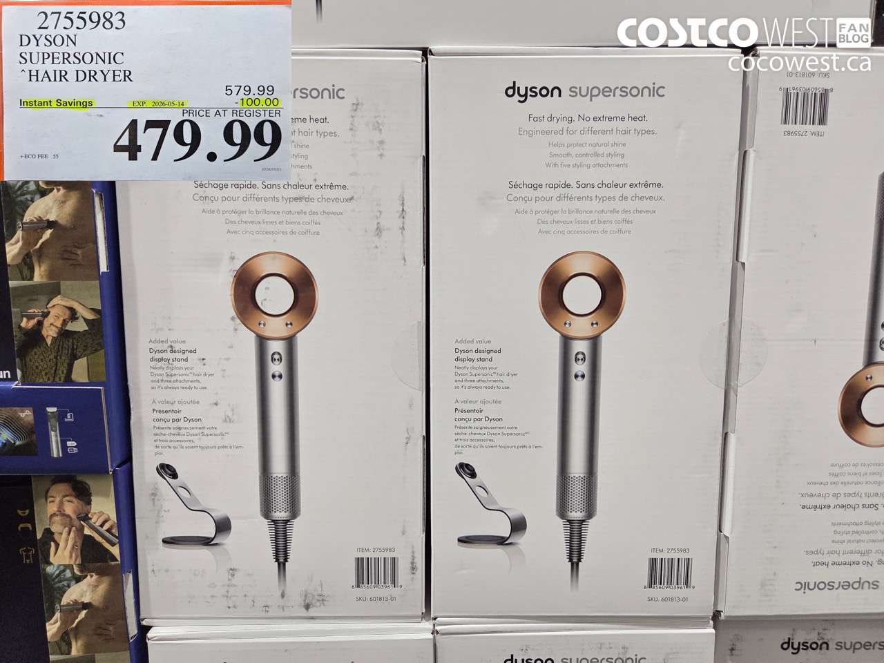 2755983 DYSON SUPERSONIC HAIR DRYER ($100.00 INSTANT SAVINGS EXPIRES ON 2026-05-14) $479.99