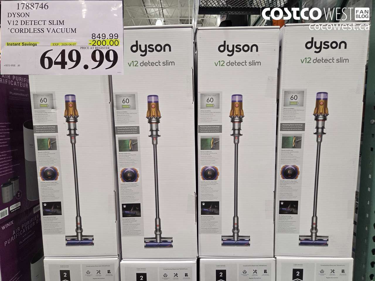 1788746 DYSON V12 DETECT SLIM CORDLESS VACUUM ($200.00 INSTANT SAVINGS EXPIRES ON 2026-06-07) $649.99