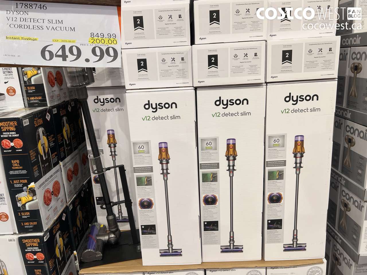 1788746 DYSON V12 DETECT SLIM CORDLESS VACUUM ($200.00 INSTANT SAVINGS EXPIRES ON 2026-06-07) $649.99